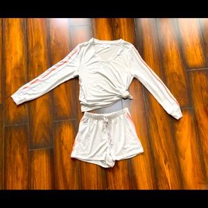 Ladies med longsleeve lounge set